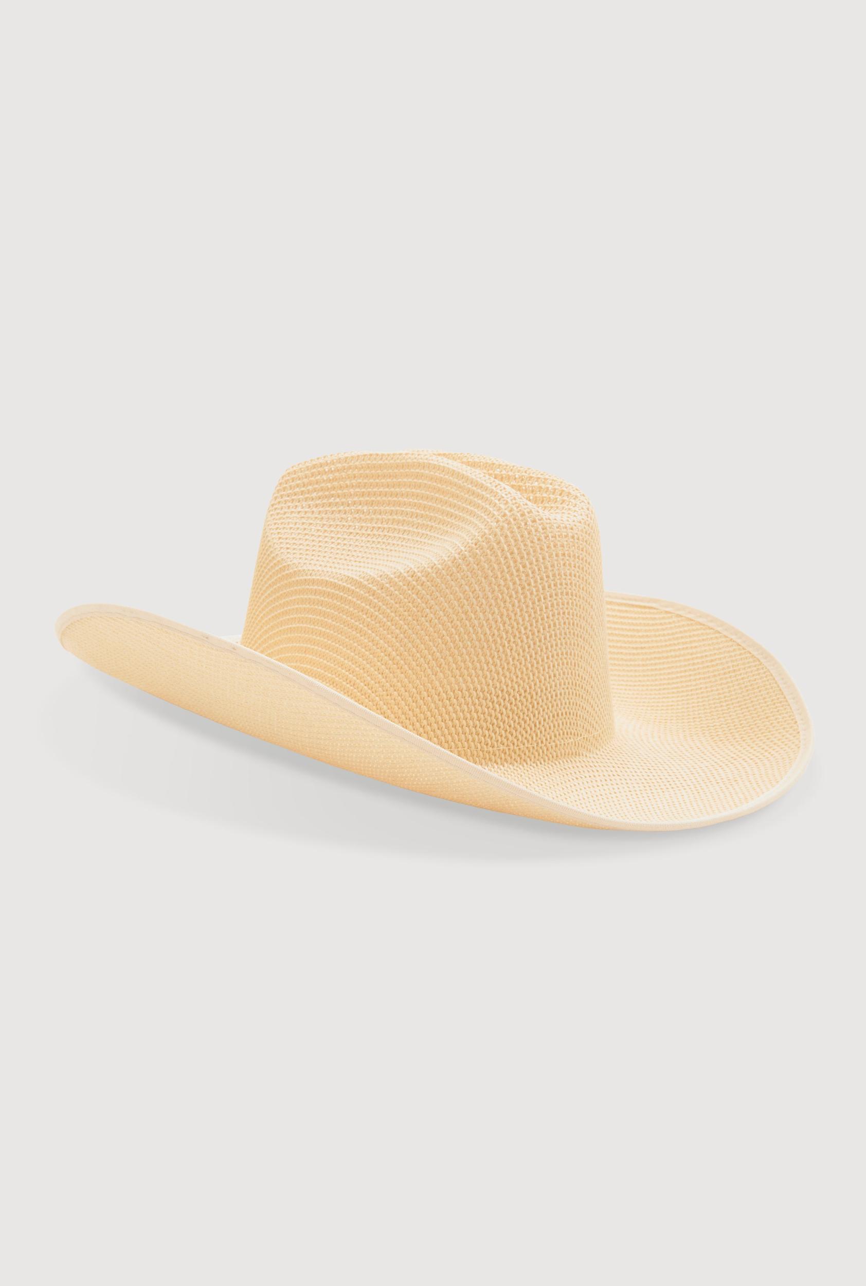 Solid Straw Cowboy Hat Female Product Image
