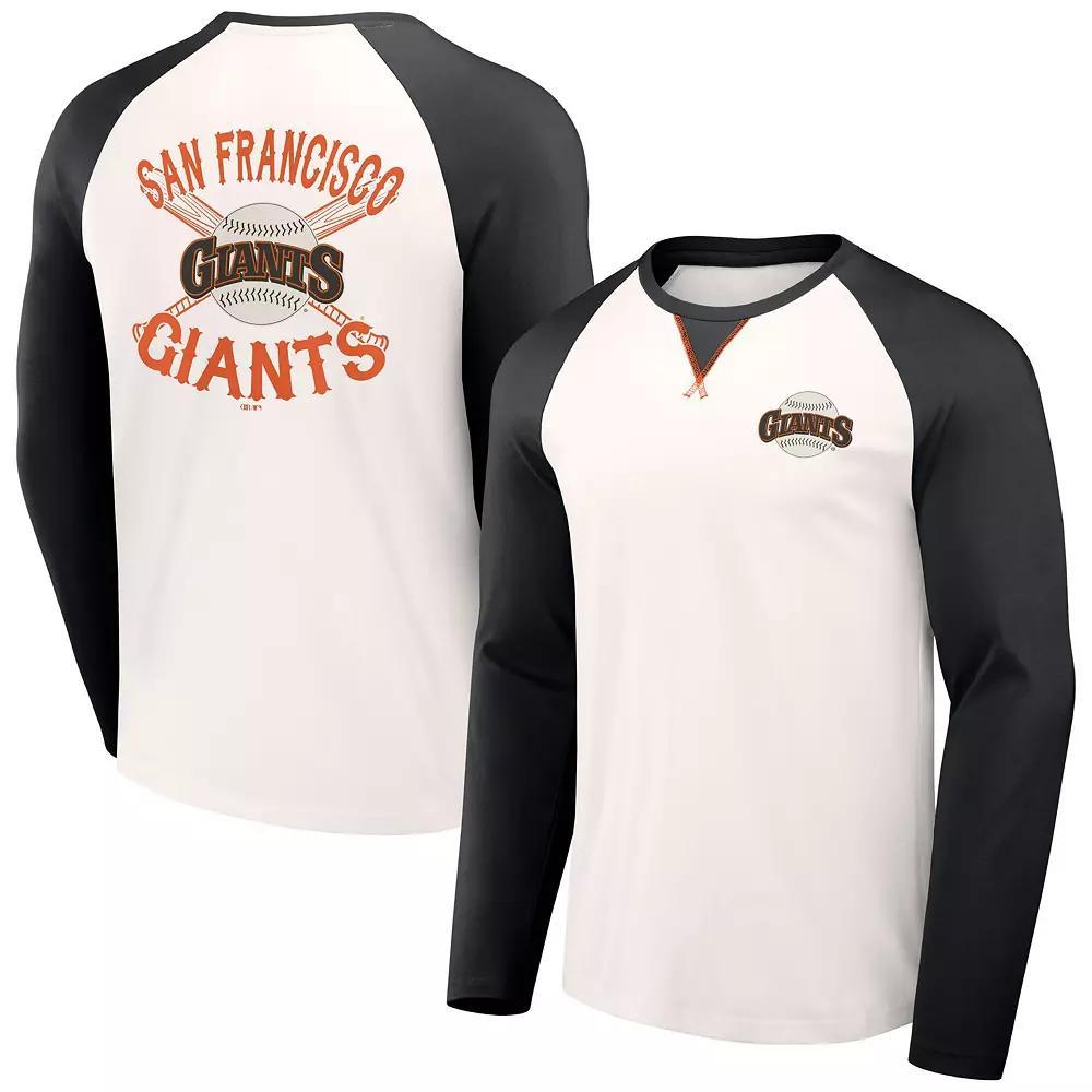 Mens Darius Rucker Collection by Fanatics /Black San Francisco Giants Team Color Raglan T-Shirt Product Image