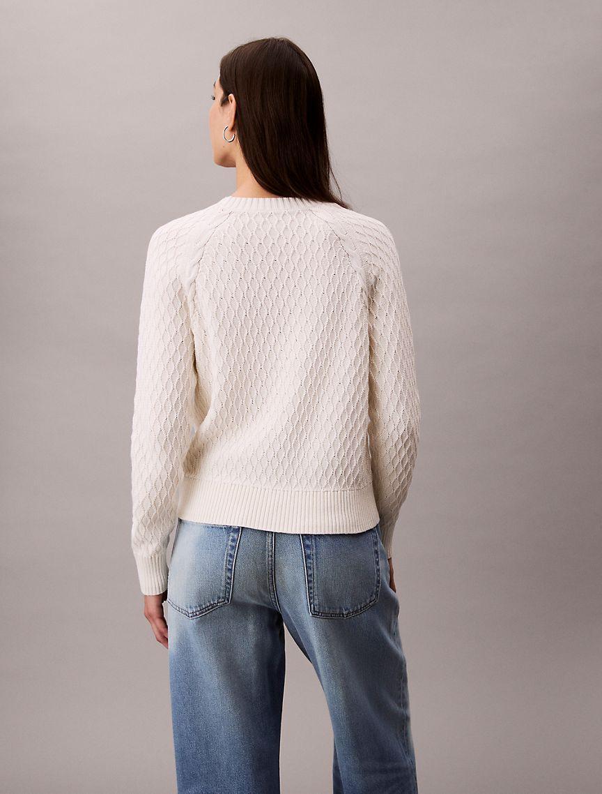 Cable Knit Classic Sweater Product Image