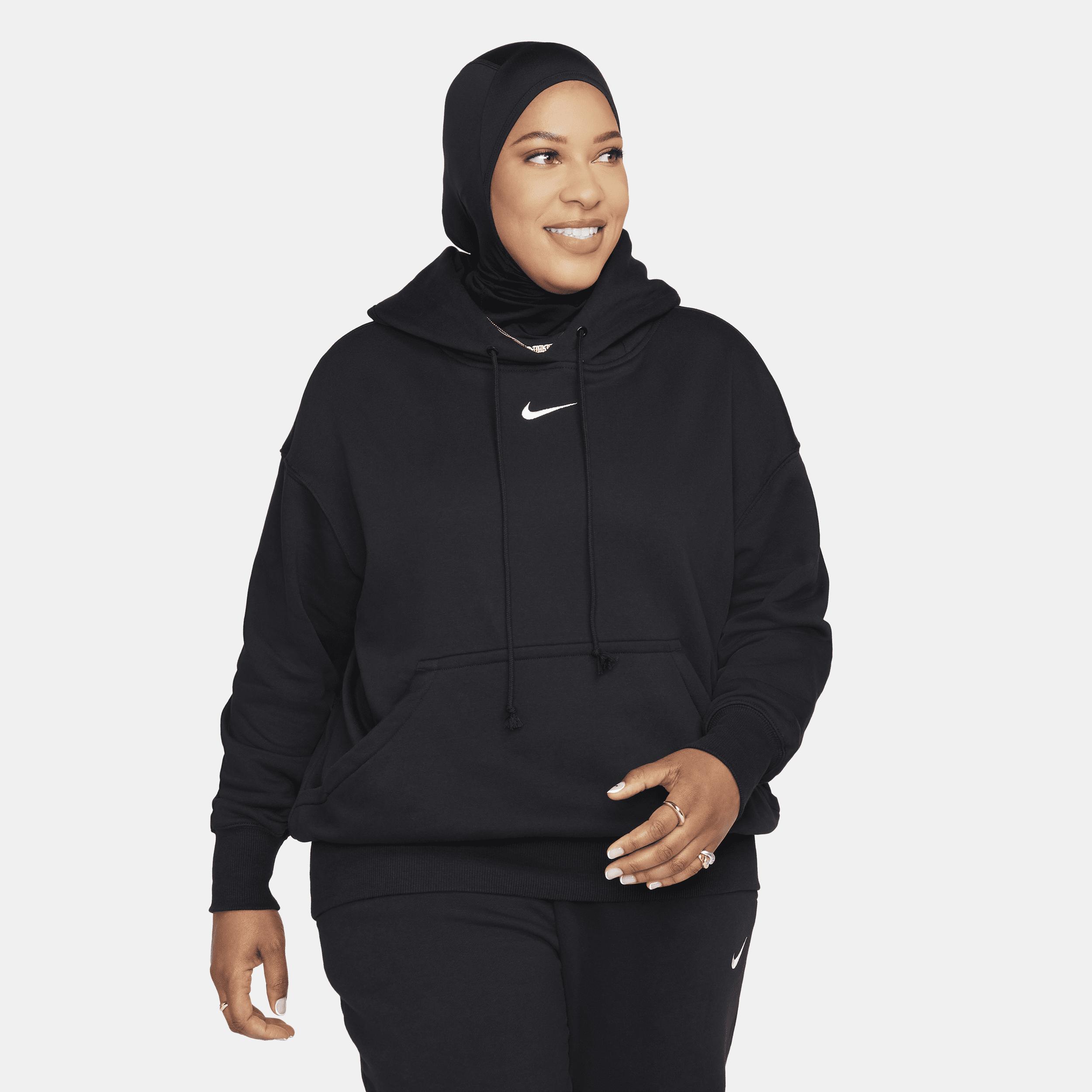 Nike Phoenix Fleece hoodie in black Product Image