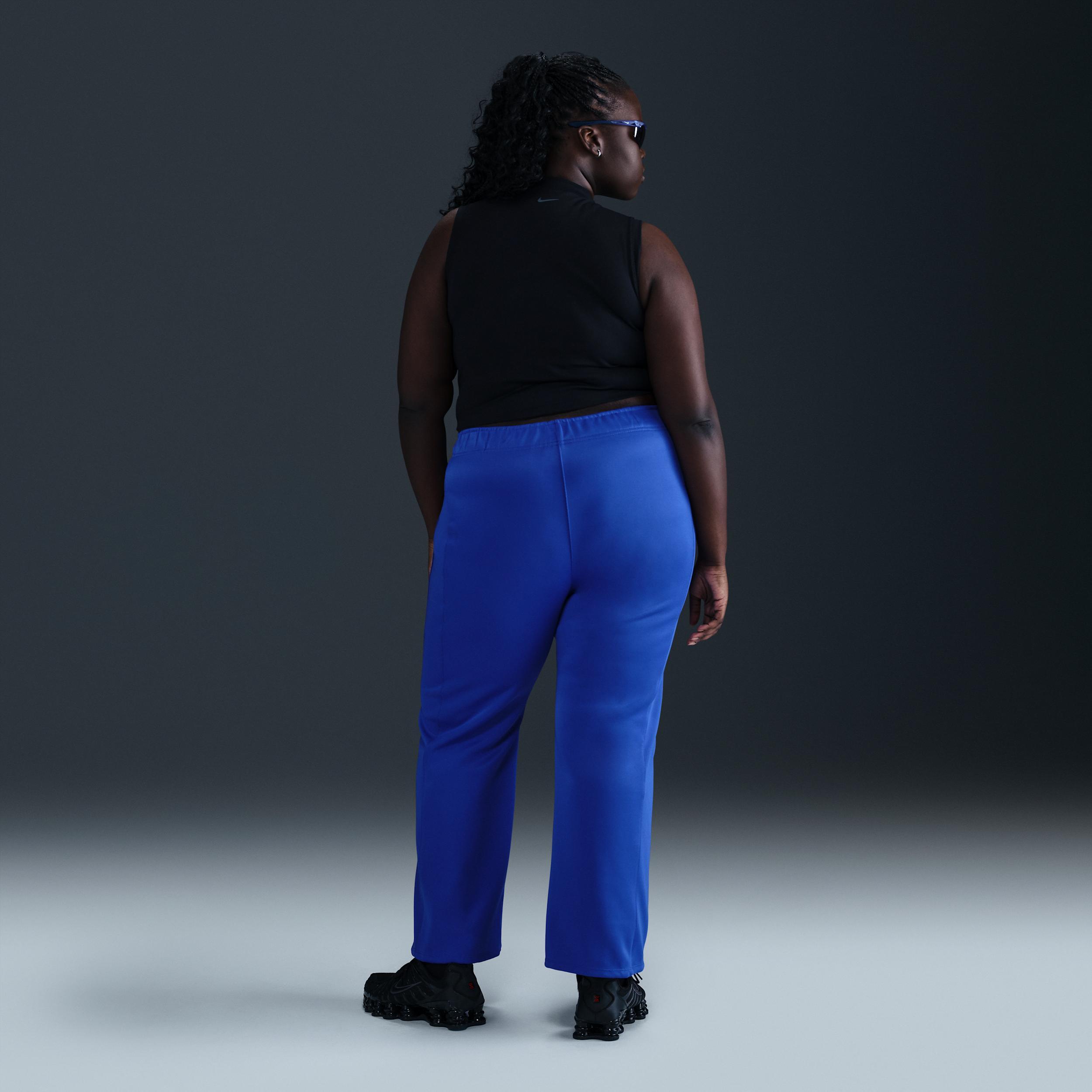 Womens Nike Sportswear Windrunner Mid-Rise Slim Knit Pants (Plus Size) | HJ1018-405 Product Image