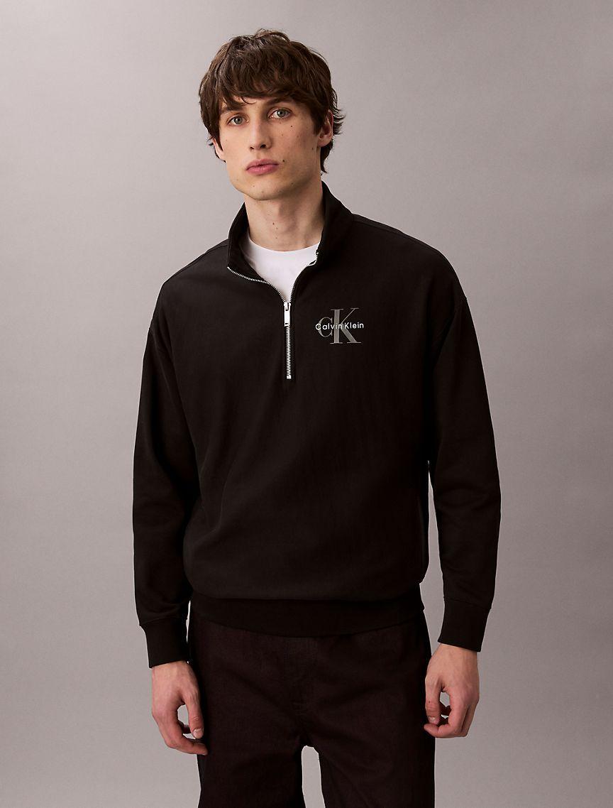 Premium Terry Relaxed Quarter Zip Sweatshirt Product Image