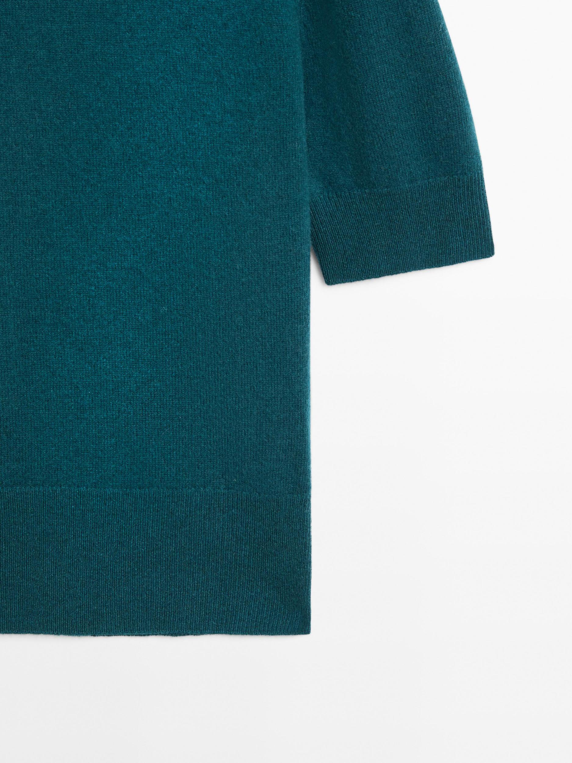 Short sleeve wool blend sweater Product Image