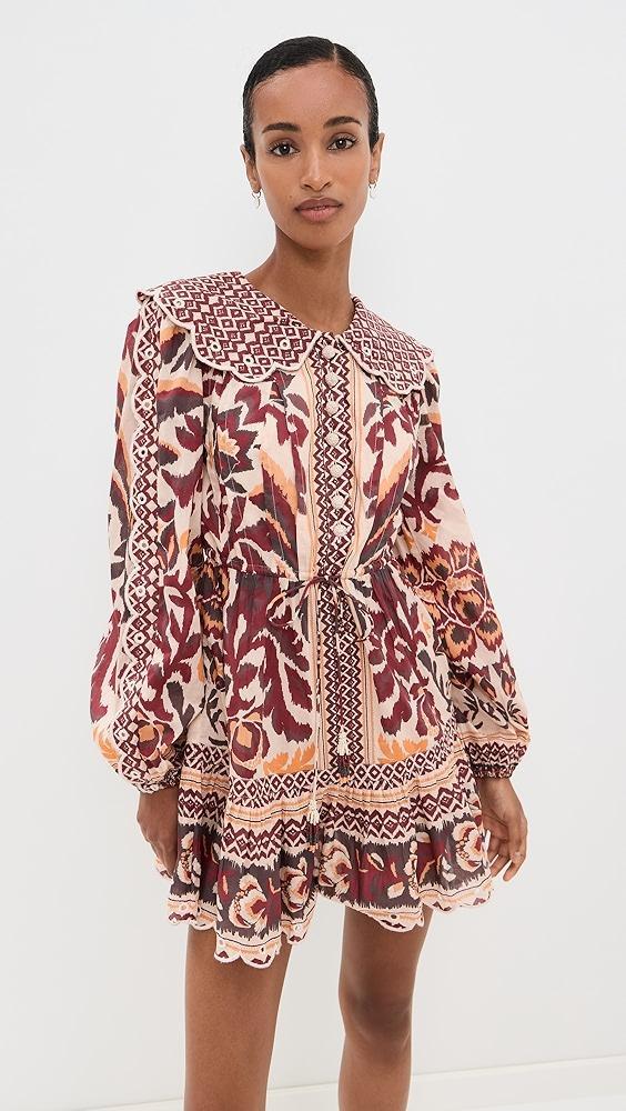 FARM Rio Toucans Scarf Cream Mini Dress | Shopbop Product Image