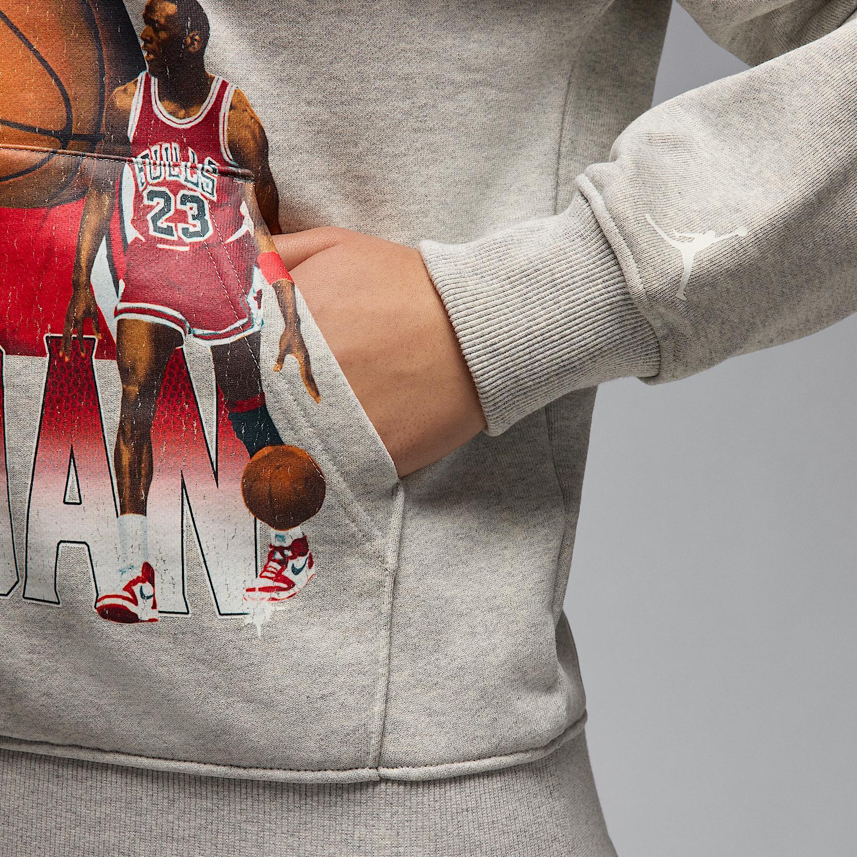 Jordan Flight Fleece Men's Graphic Pullover Hoodie Product Image