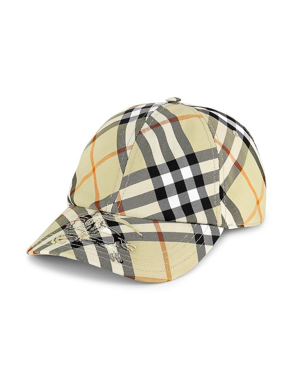 Mens Check EKD Baseball Cap Product Image