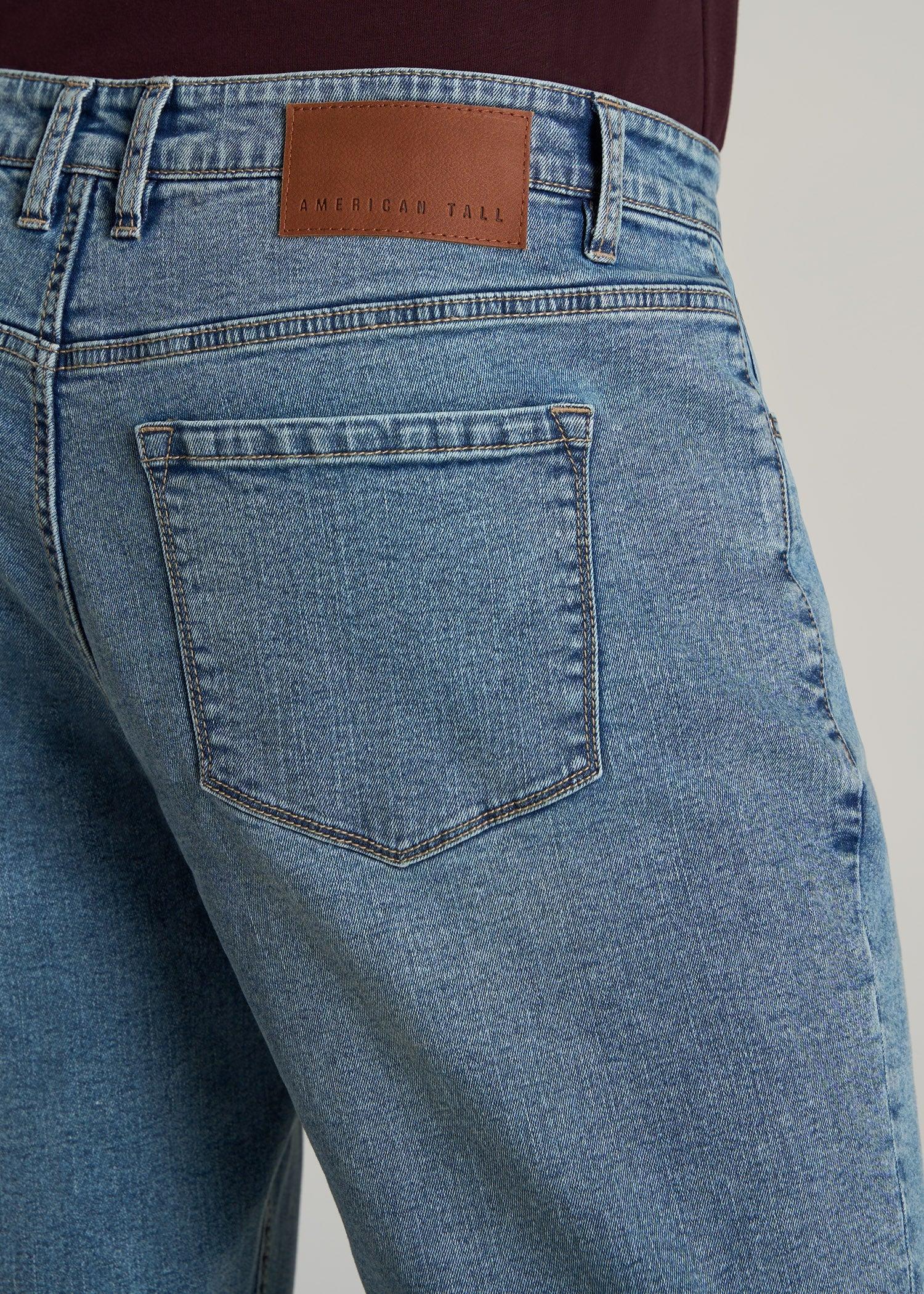 Mason RELAXED Jeans for Tall Men in Vintage Faded Blue Product Image