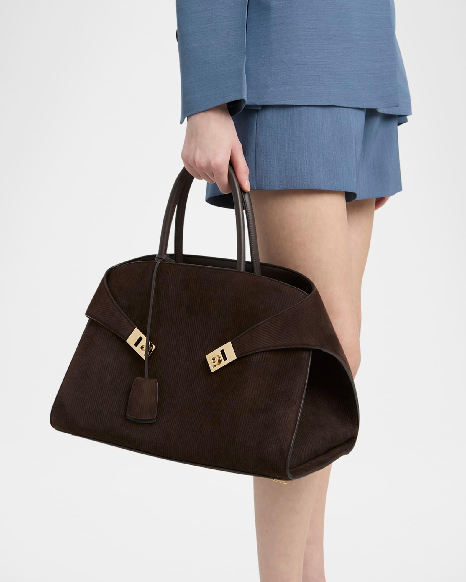 Hug Suede Corduroy Shoulder Bag Product Image