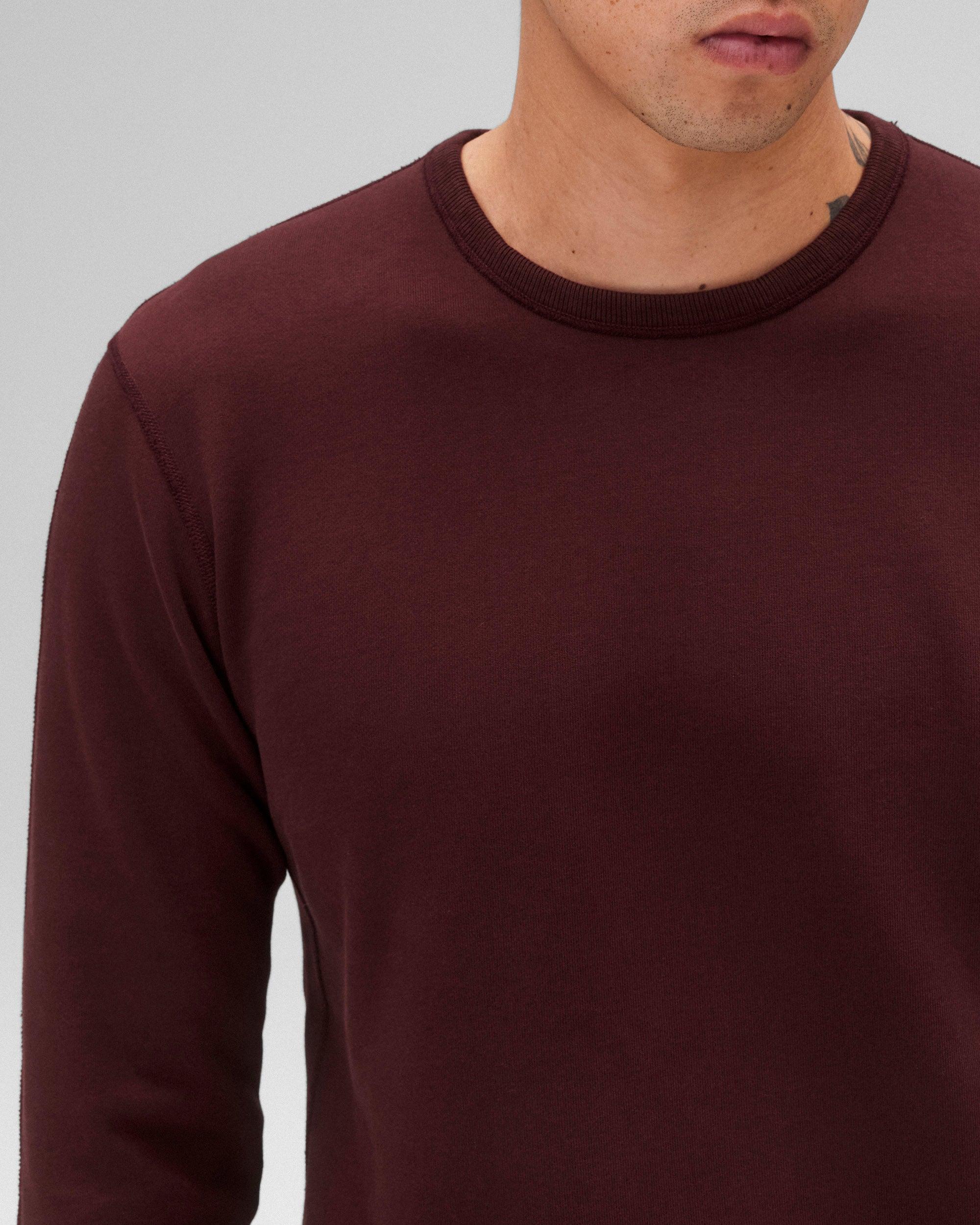 Midweight Terry Slim Crewneck - Vault Male Product Image