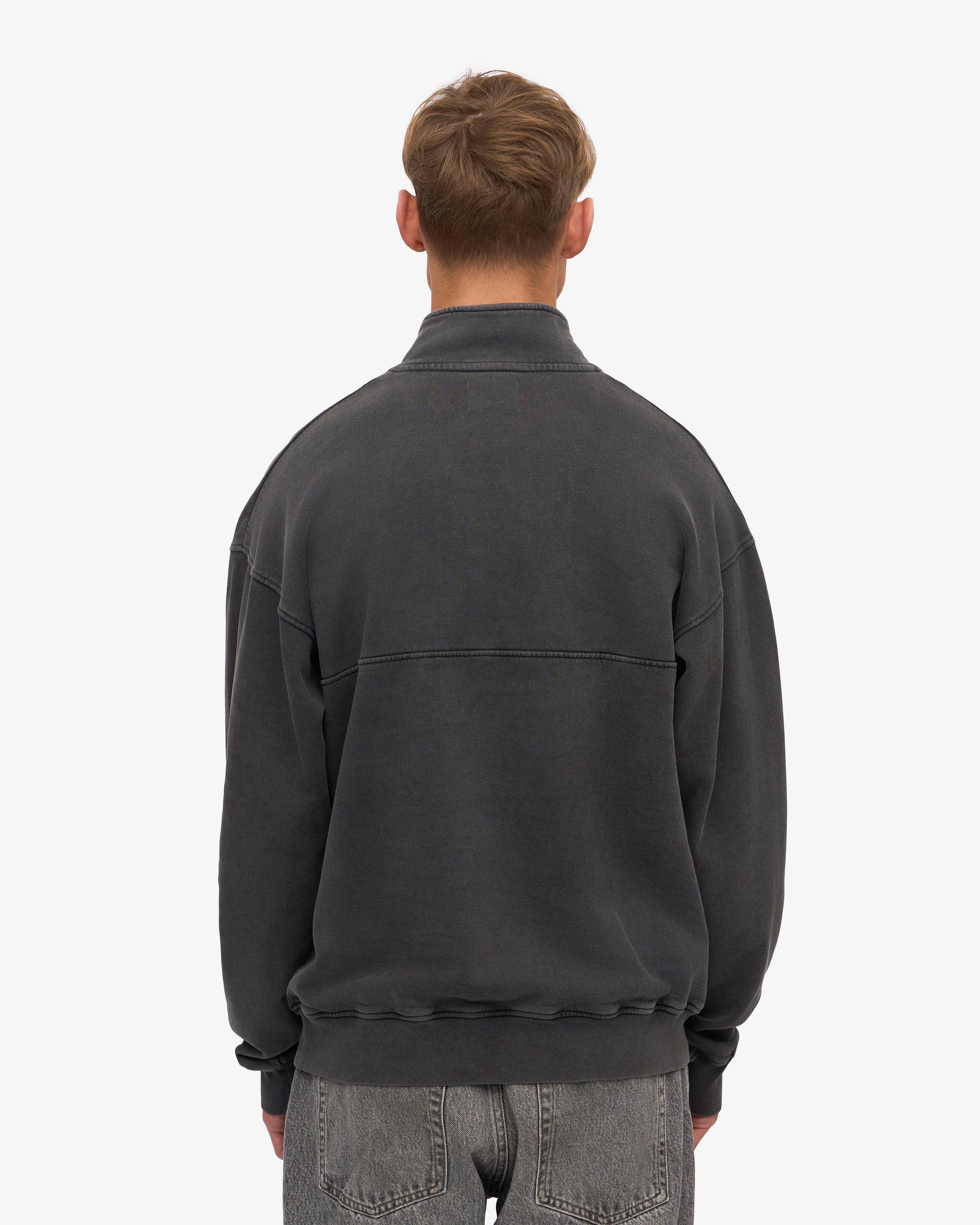 Organic Quarter Zip - Faded Black Product Image