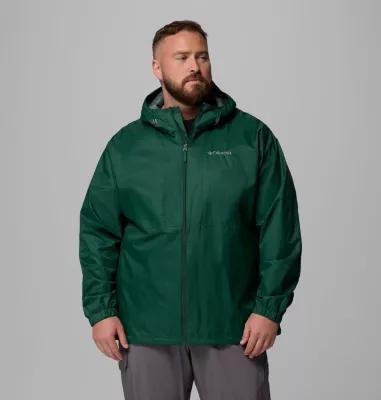 Columbia Mens Glenbrook Bend Rain Jacket - Big- Product Image
