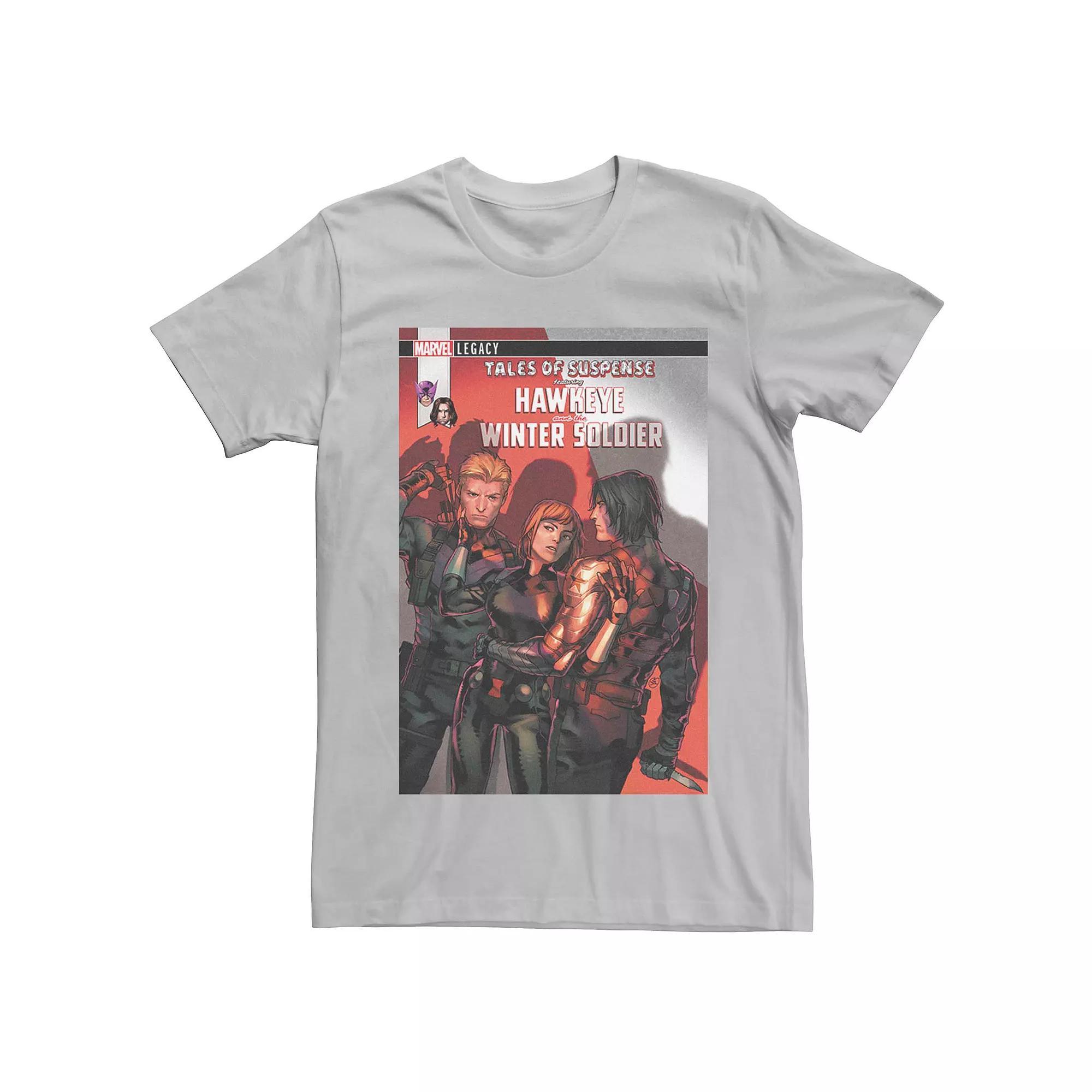 Men's Marvel's Tales of Suspense Hawkeye and Winter Soldier #102 Comic Cover Tee,  Product Image