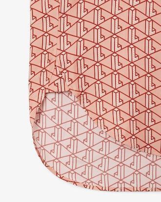 Oversized Monogram Print Shirt Product Image