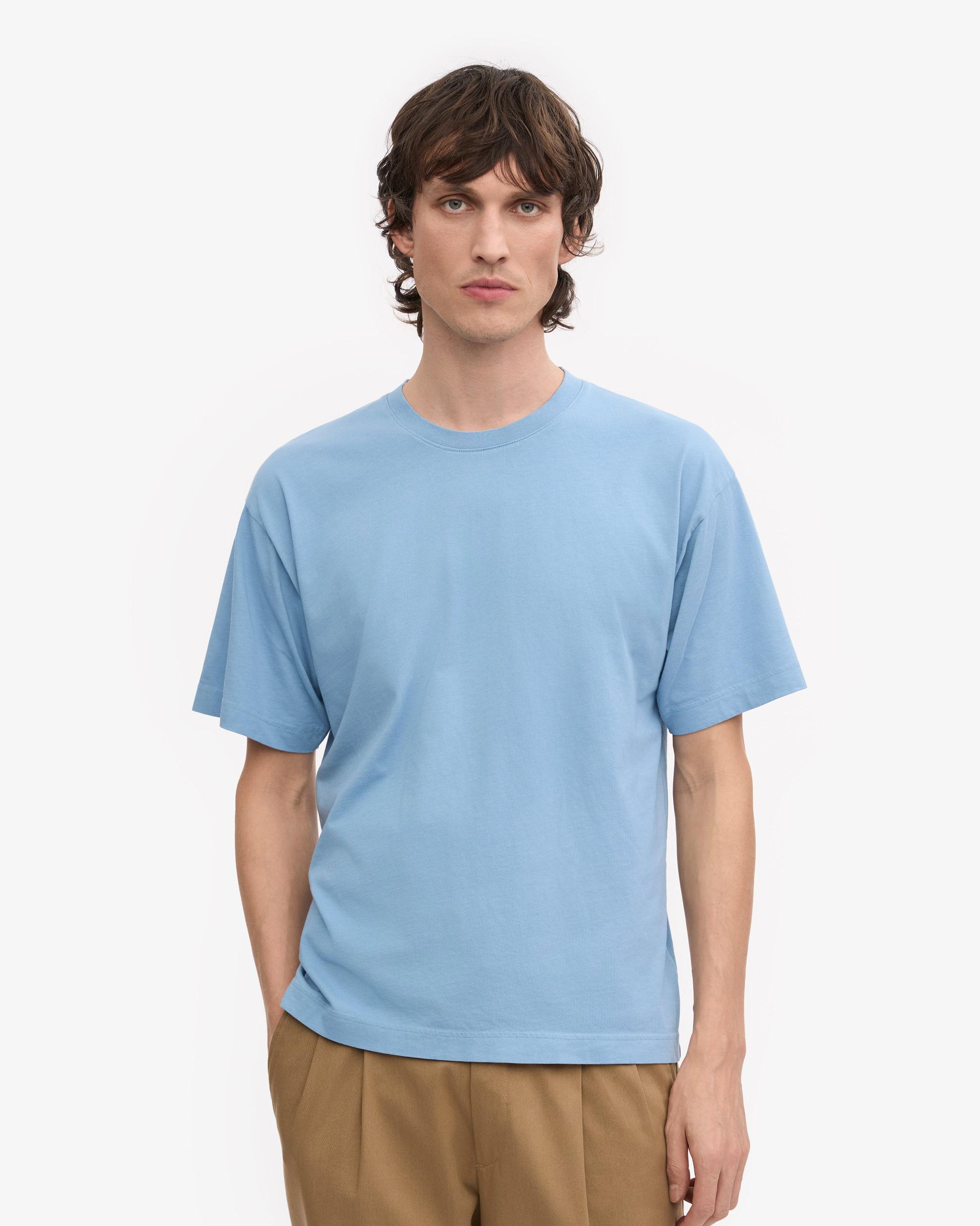 Oversized Organic T-Shirt - Seaside Blue Product Image