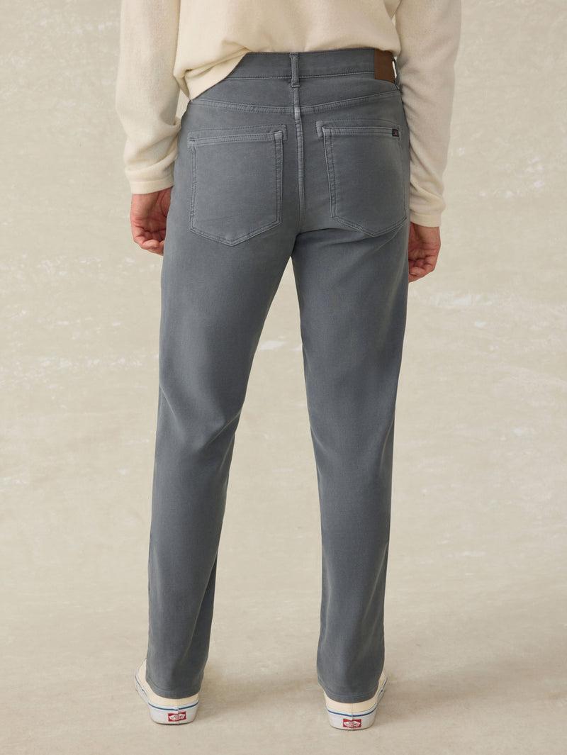 Stretch Terry 5-Pocket Pant - Slate Product Image