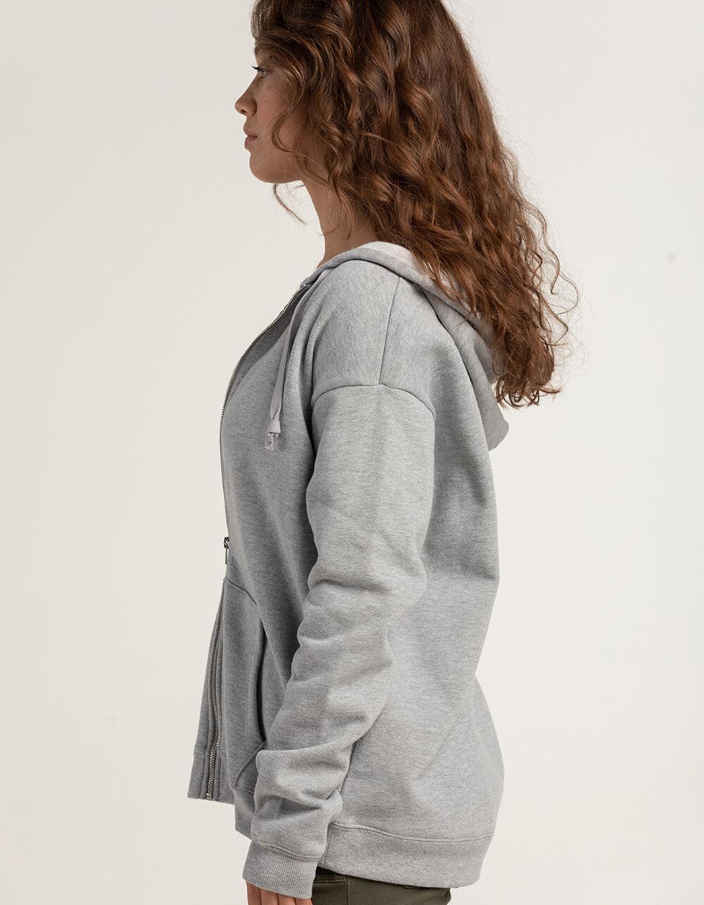 TILLYS Womens Oversized Zip-Up Hoodie Product Image