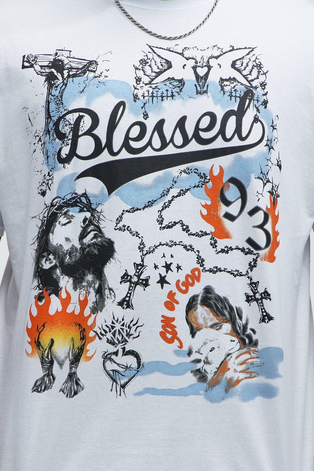 Blessed For Life Short Sleeve Tee - White Product Image