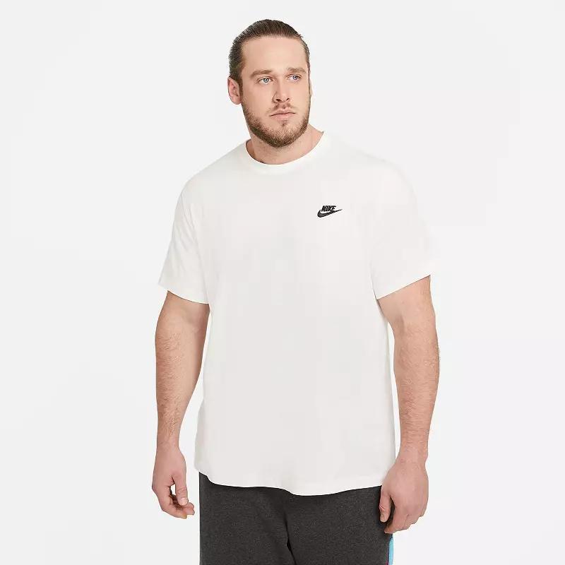 Big & Tall Nike Sportswear Club Tee, Mens Blue Product Image