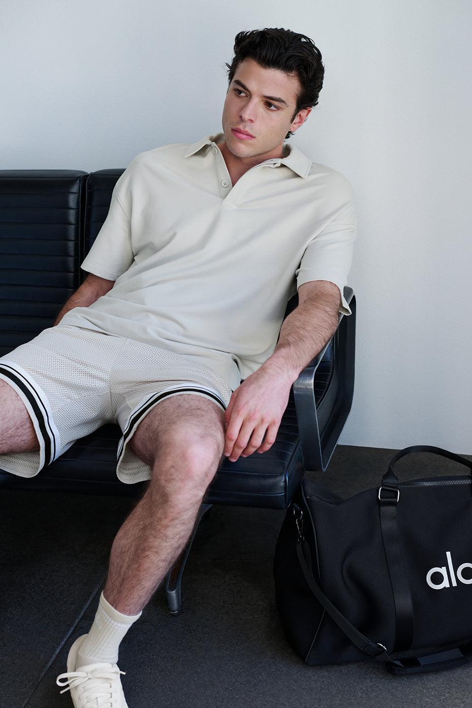 7" Key Mesh Basketball Short - Bone Male Product Image