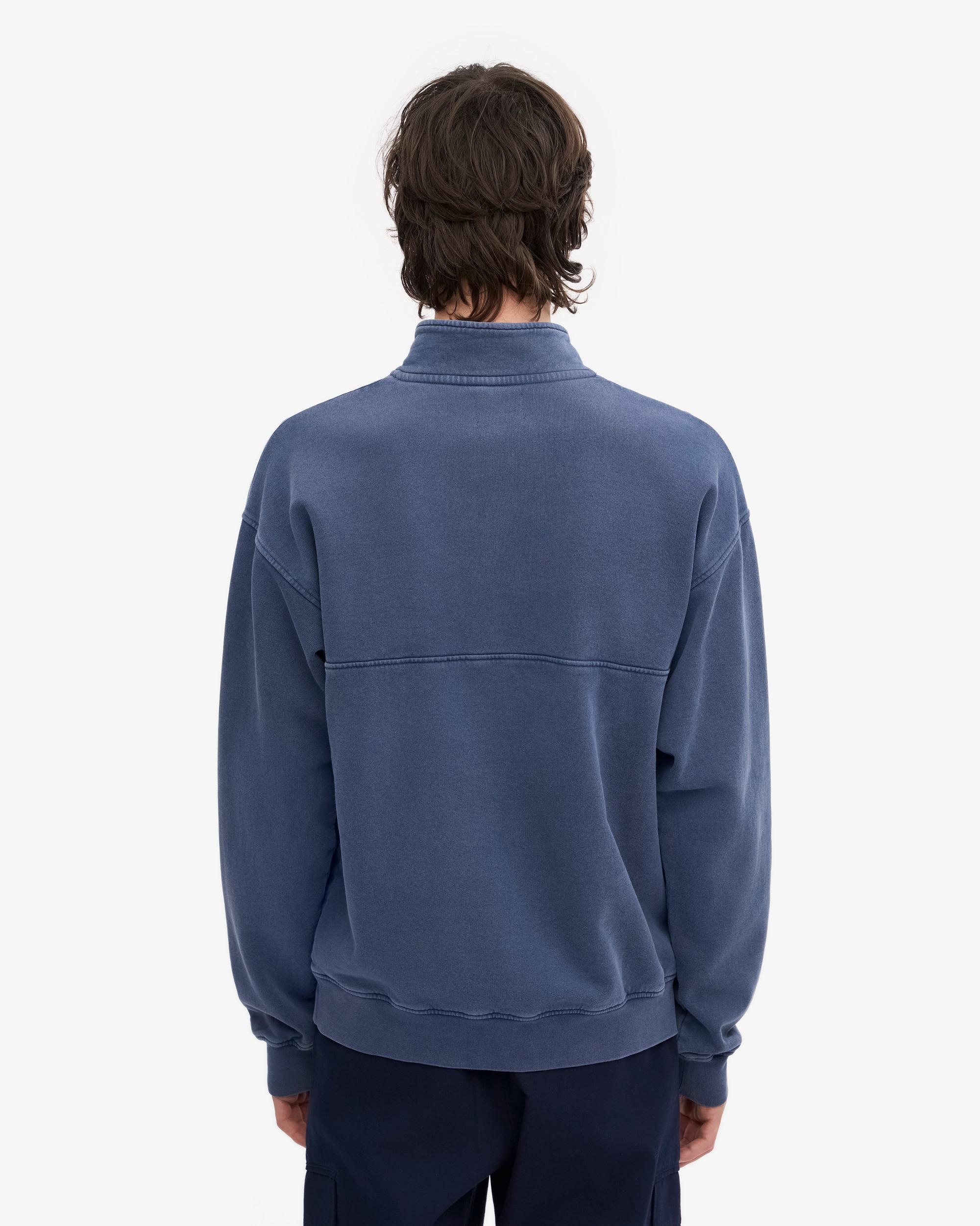 Organic Quarter Zip - Neptune Blue Product Image