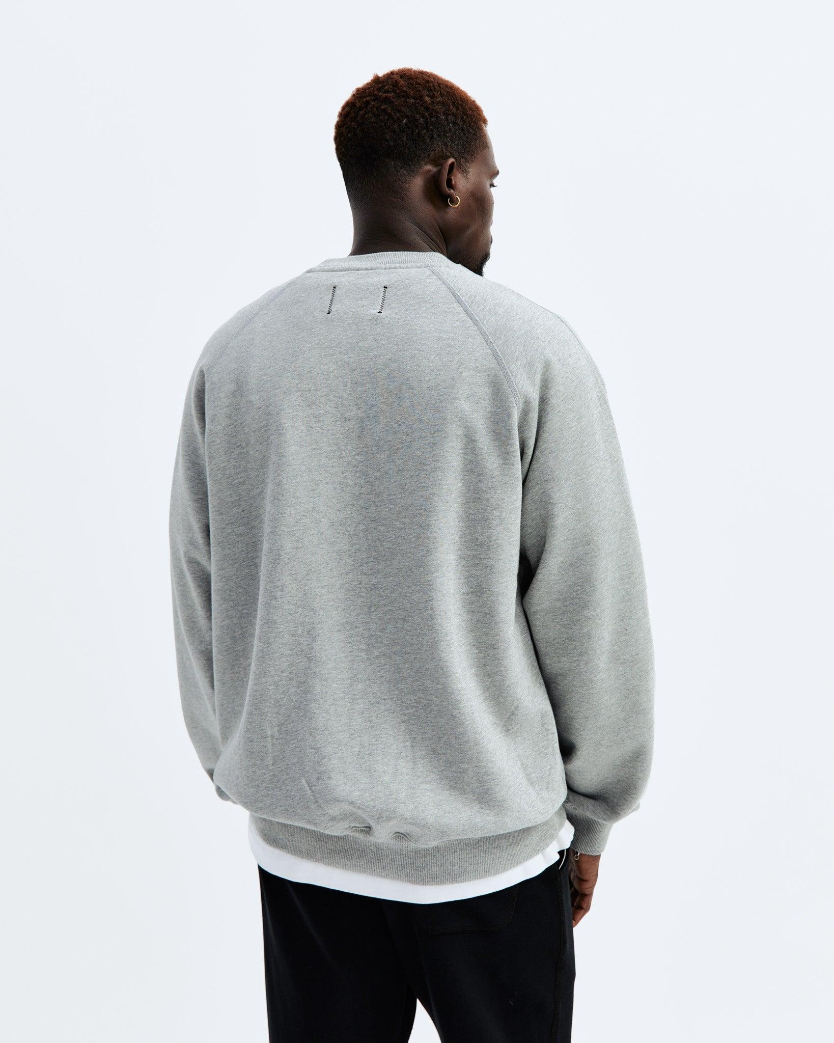 Midweight Terry Relaxed Crewneck - Vault Male Product Image