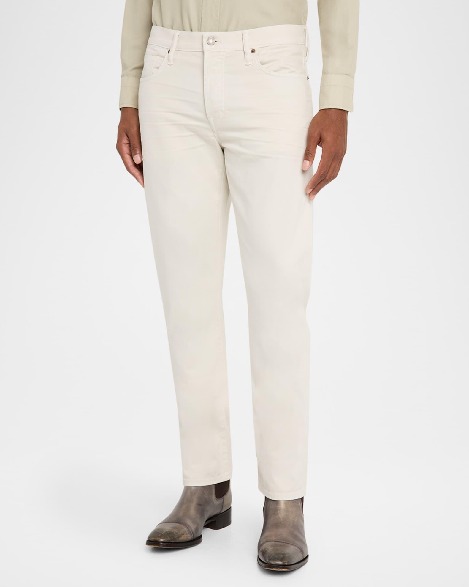 Men's Stretch-Twill Straight-Fit Pants Product Image