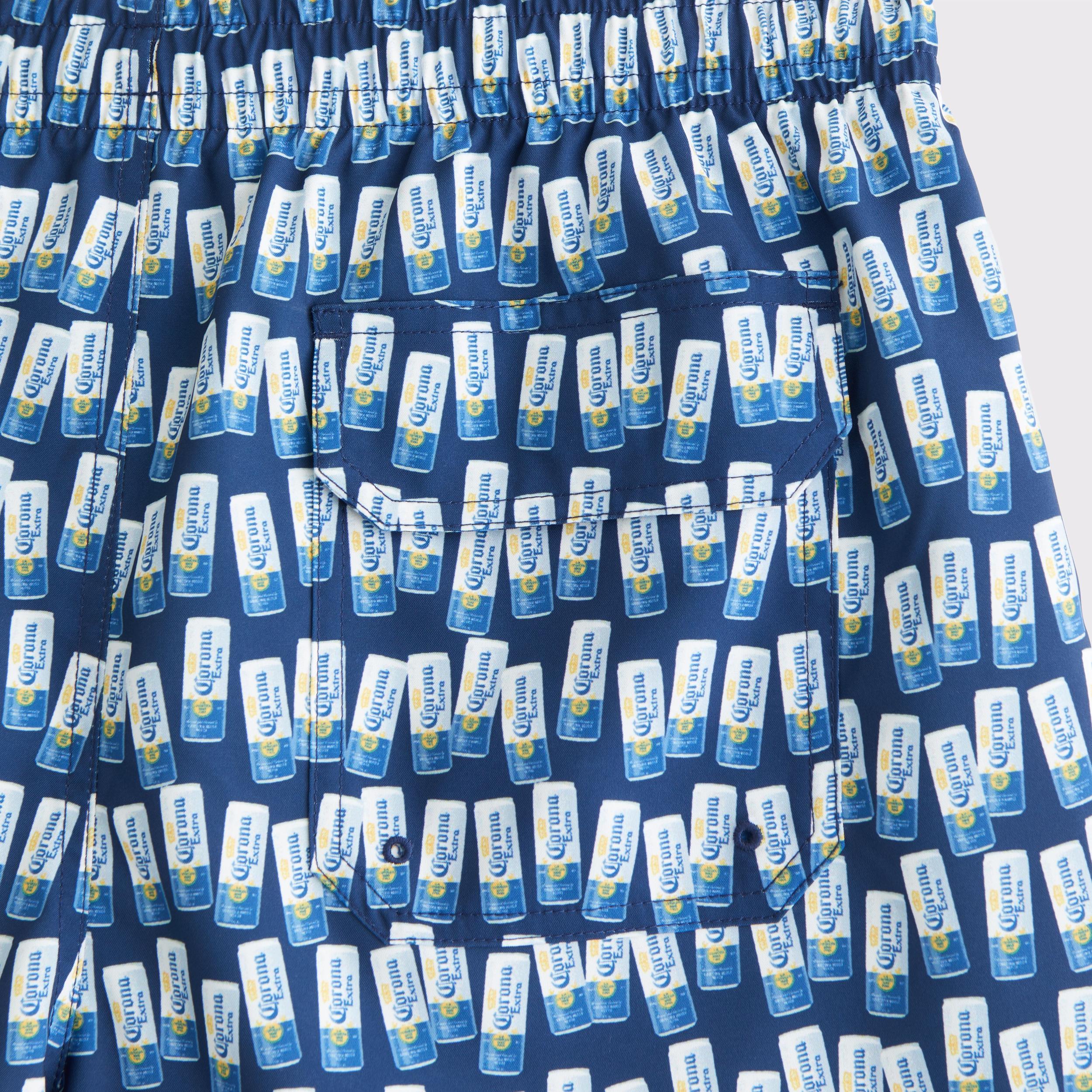 Pull-On Micro-Seersucker Swim Trunk Product Image