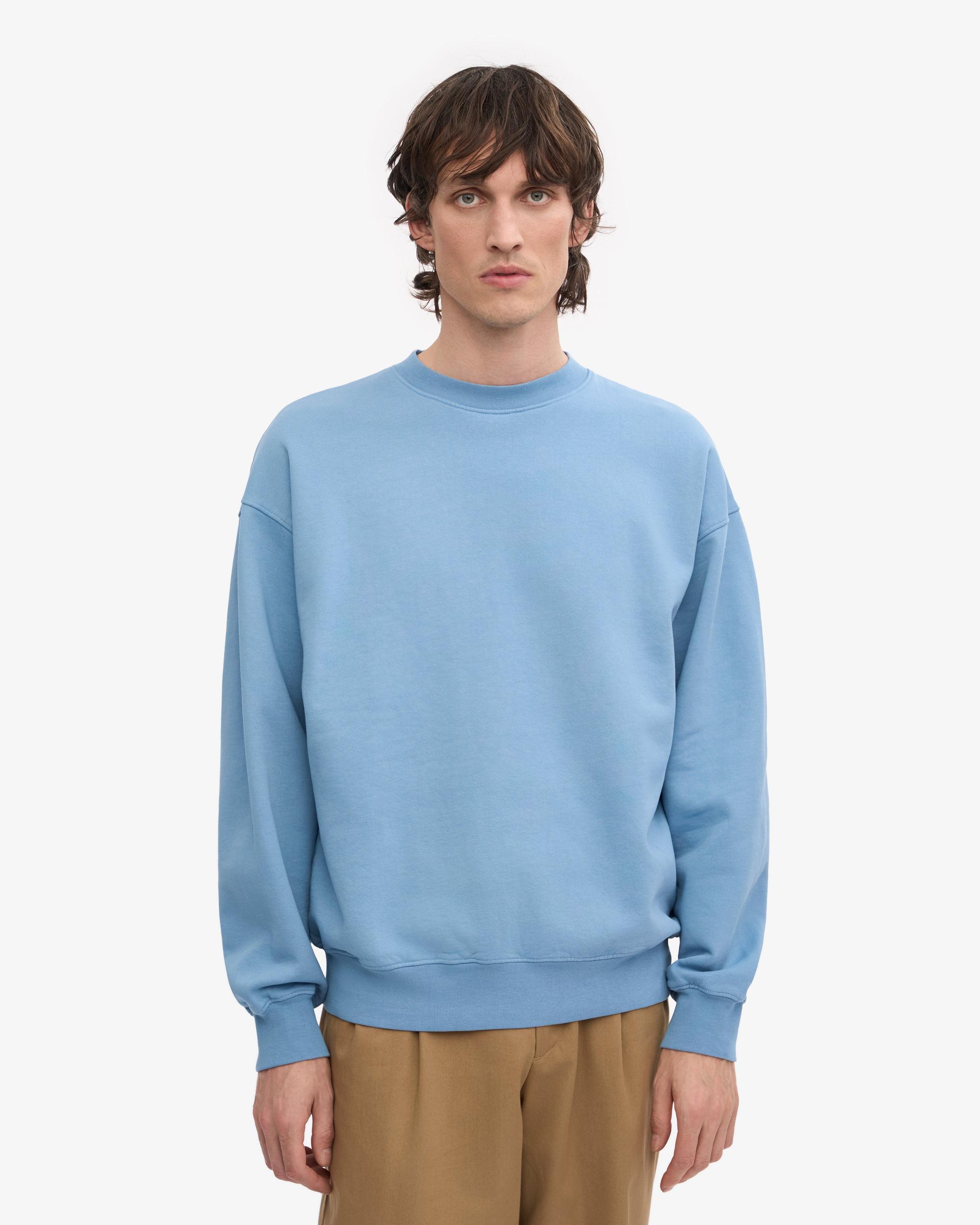 Organic Oversized Crew - Seaside Blue Product Image
