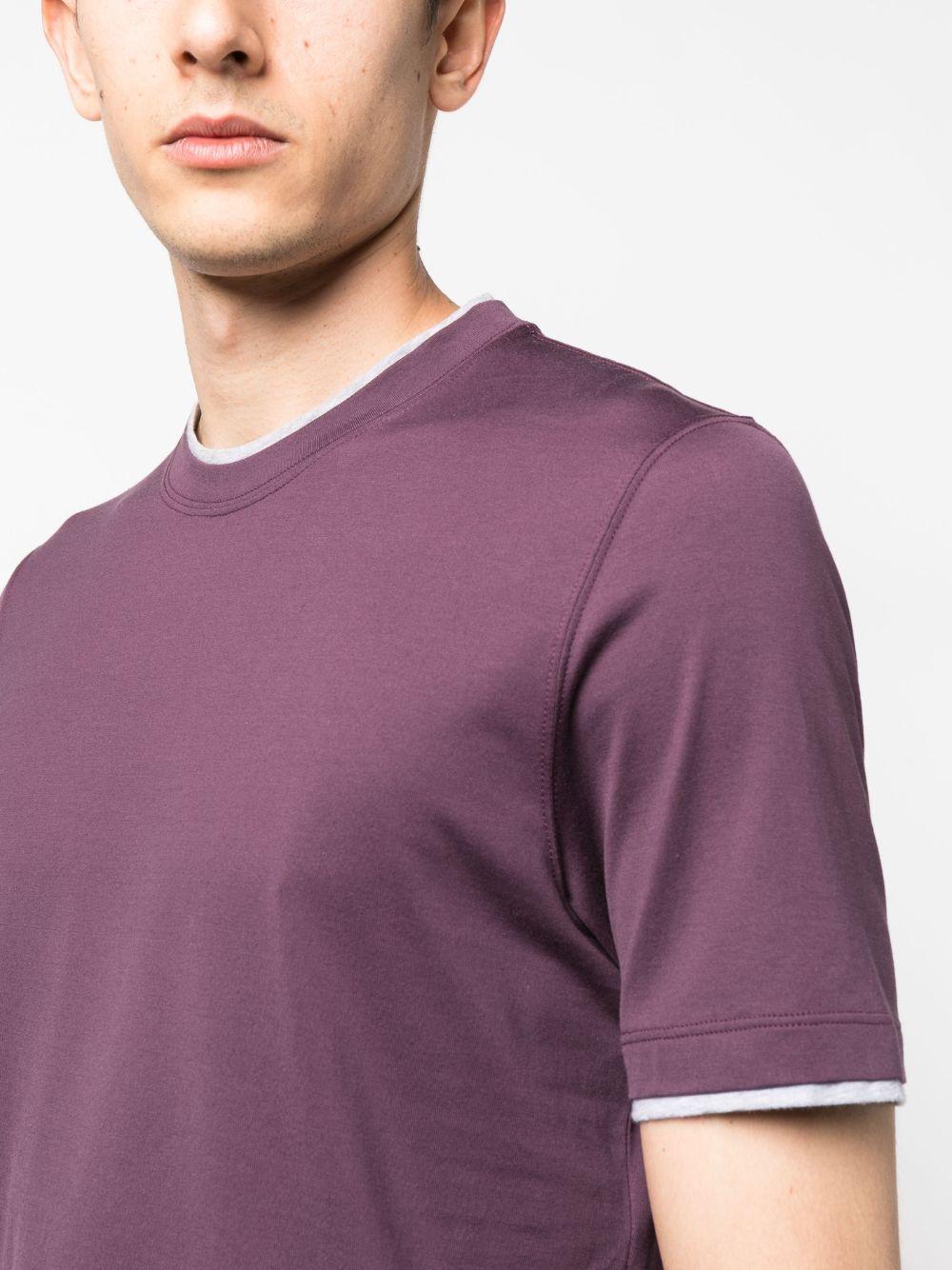crew-neck cotton T-shirt Product Image