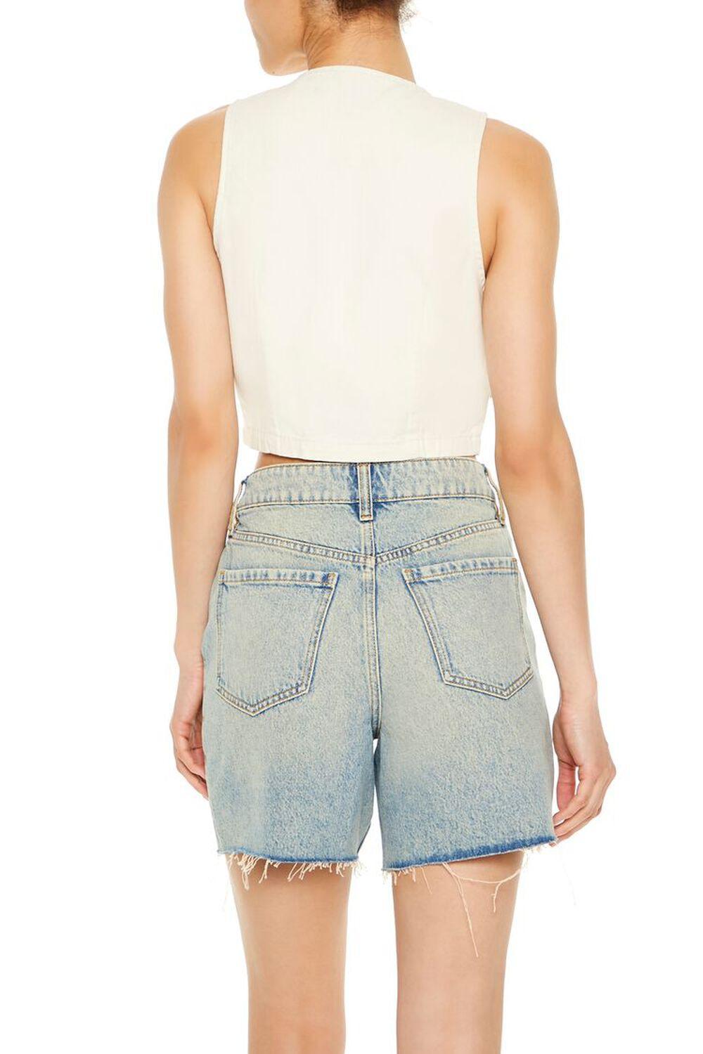 Cropped Twill Cargo Vest | Forever 21 Product Image