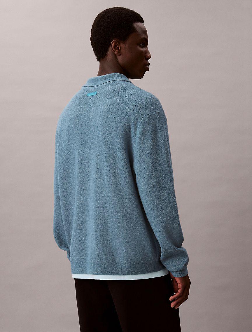 Relaxed Fit Standard Logo Terry Crewneck Sweatshirt Product Image