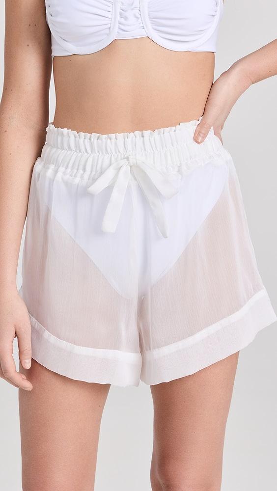 Shani Shemer Eden Rubber Band Shorts | Shopbop Product Image