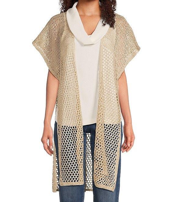 Vince Camuto Knit Crochet Duster Product Image