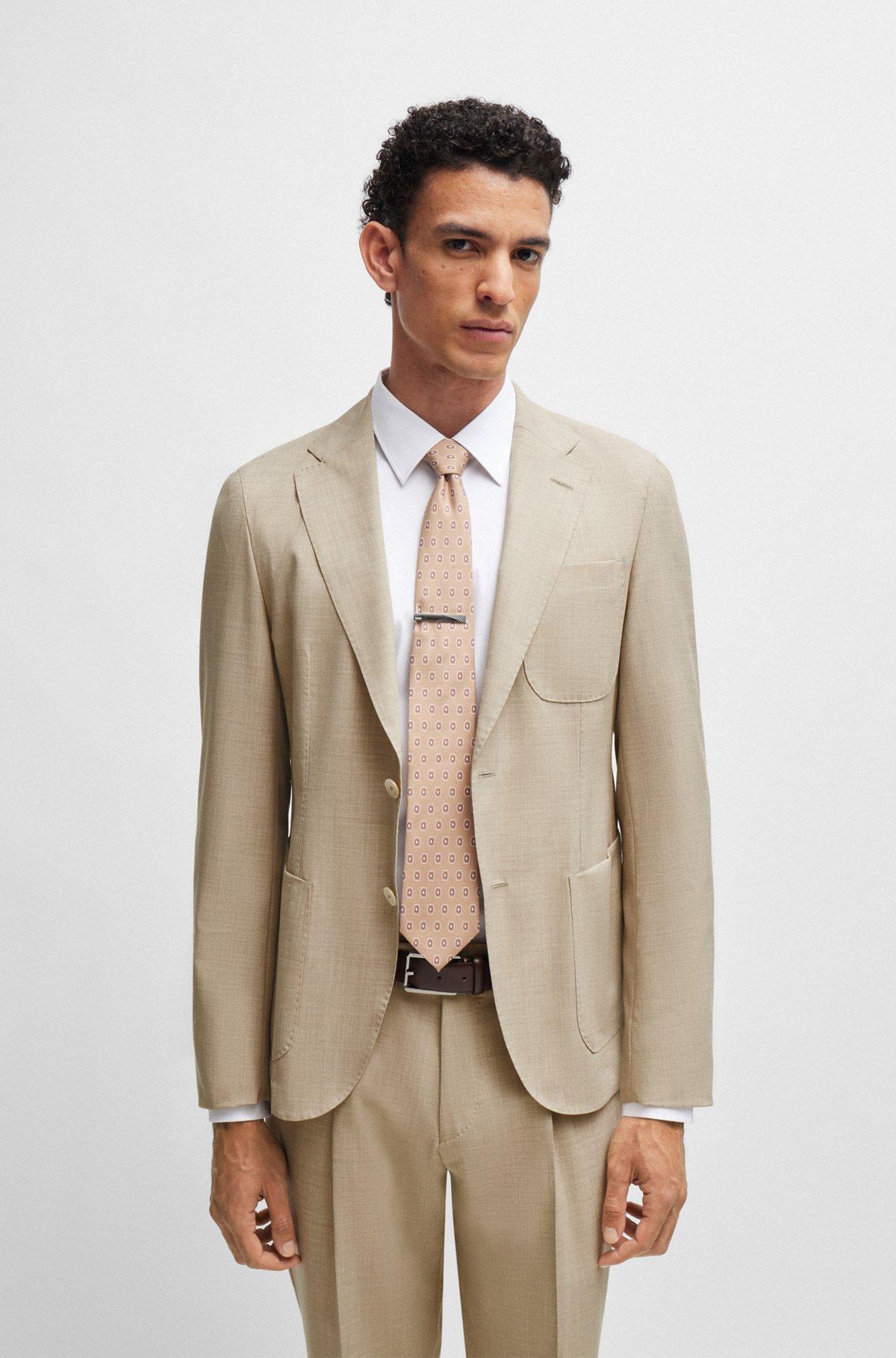 Slim-fit shirt in poplin with stretch Product Image