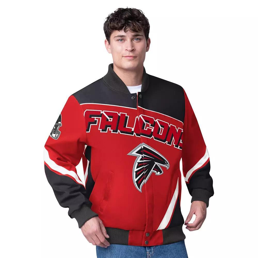 Men's G-III Extreme  Red Atlanta Falcons Maximum Racing Full-Zip Jacket, Size: Medium Product Image