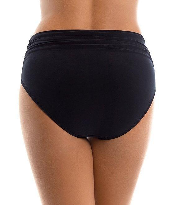 Magicsuit Solid Jersey Brief Shirred Swim Bottom Product Image