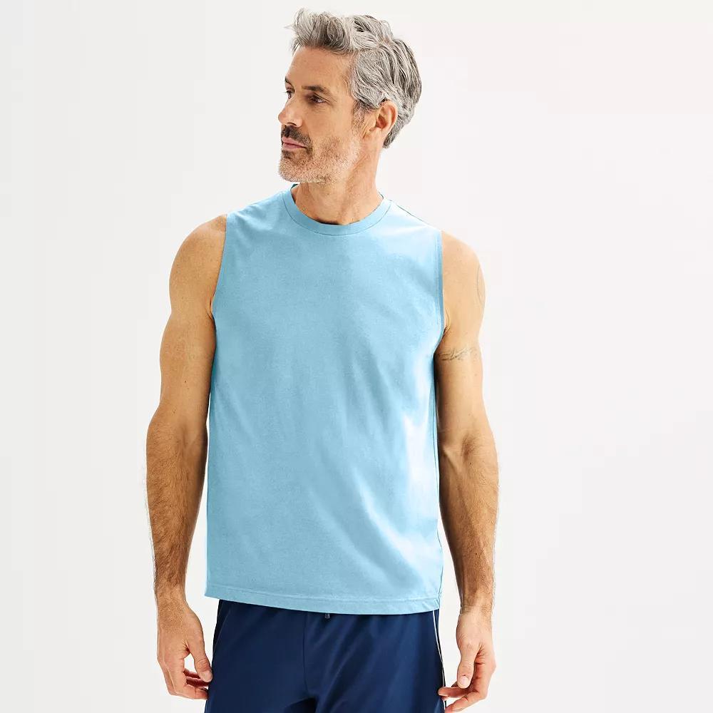 Men's Tek Gear® Essential Muscle Tank, Size: Small, Blue Geneva Product Image