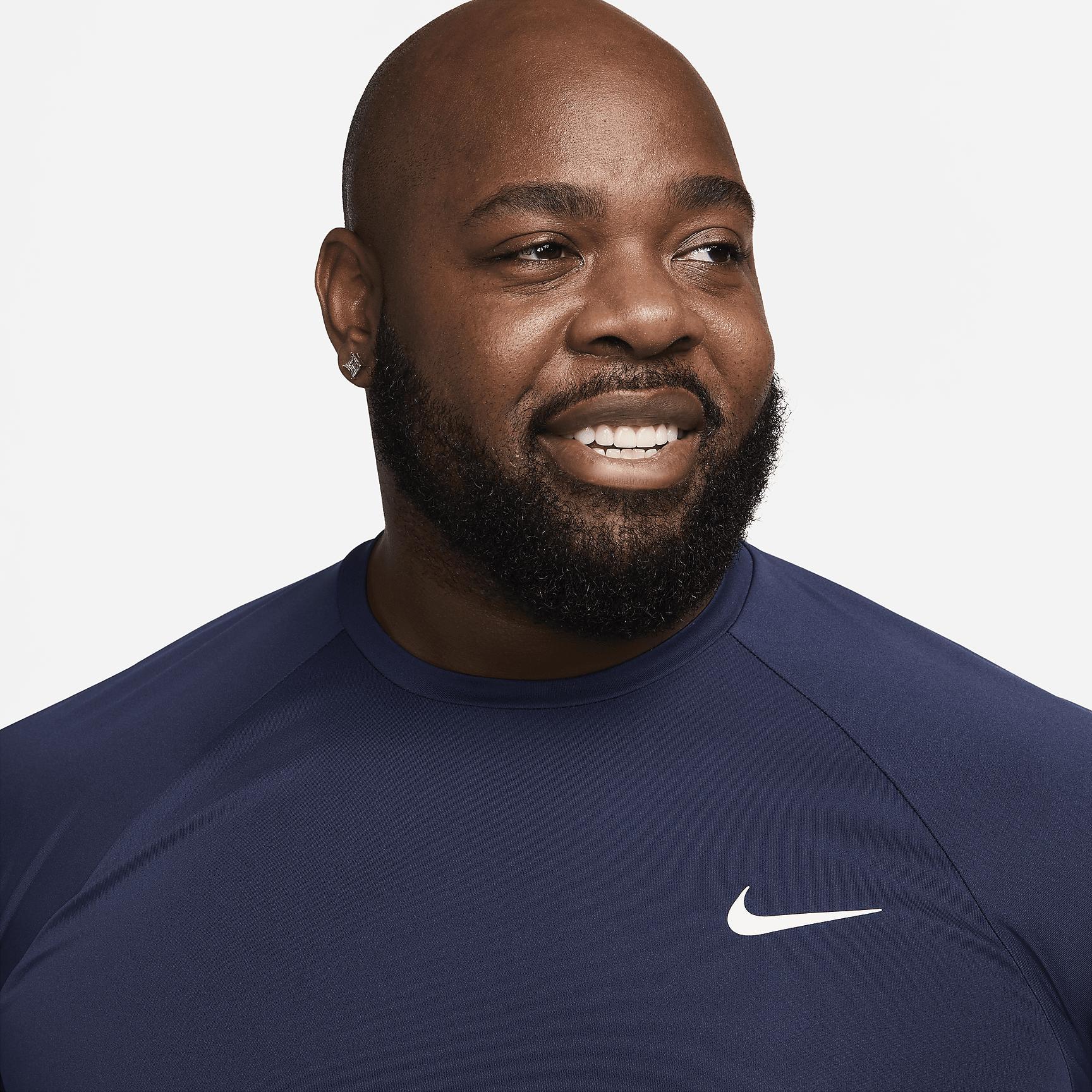 Nike Men's Essential Dri-FIT Short-Sleeve Swim Hydroguard (Extended Size) Product Image