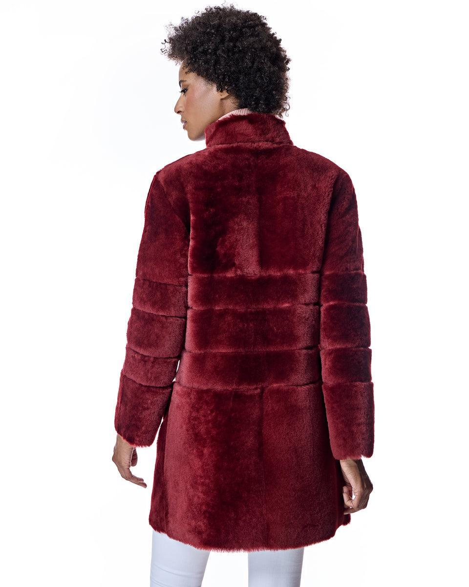 Maximilian Horizontal Shearling Jacket-Maximilian Product Image
