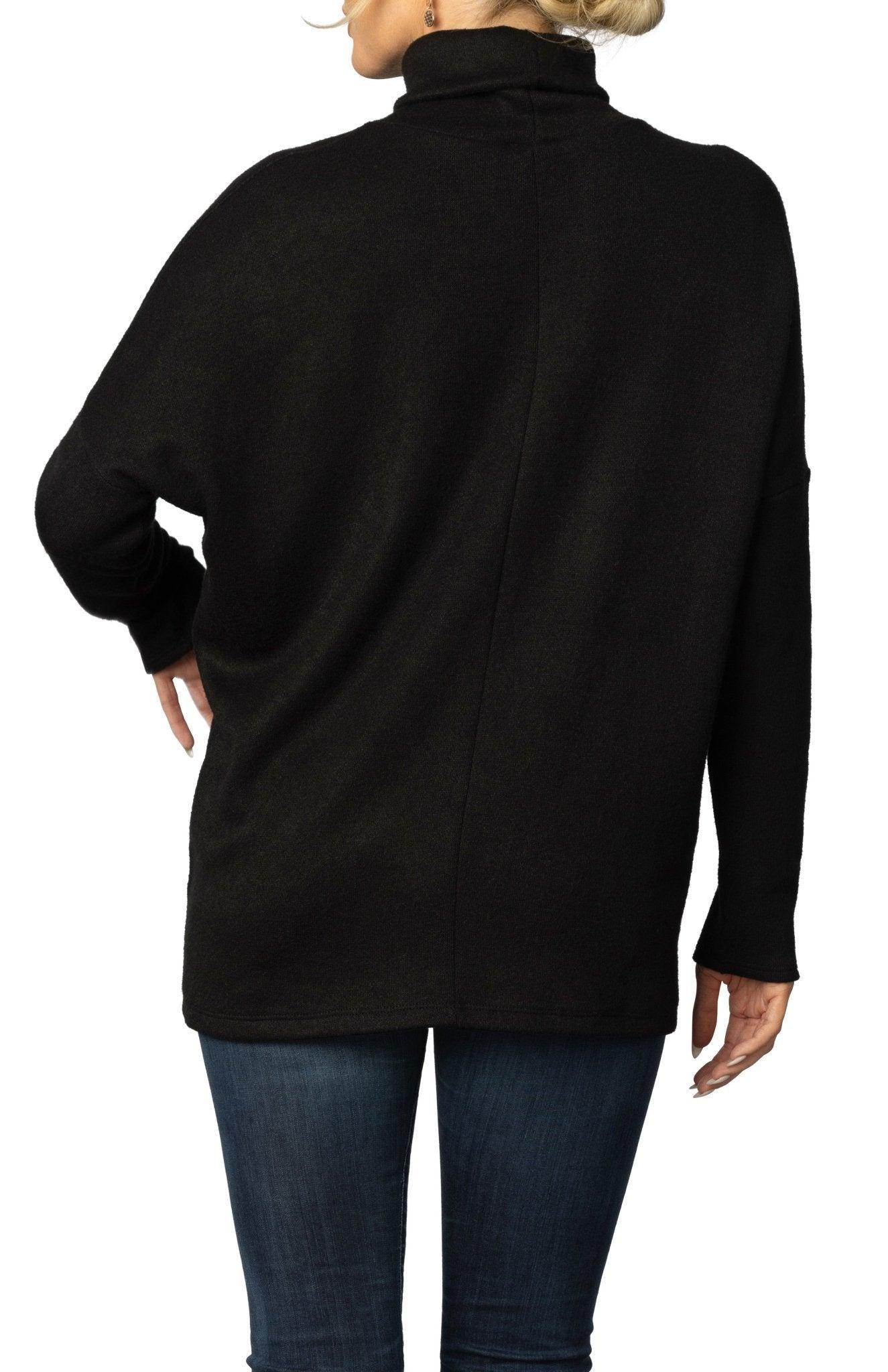 Paris Turtleneck Tunic Sweater Product Image