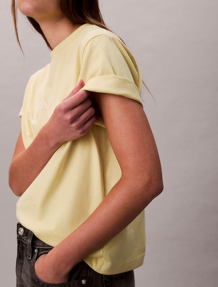 Standard Logo Boxy Fit Crewneck T-Shirt Product Image