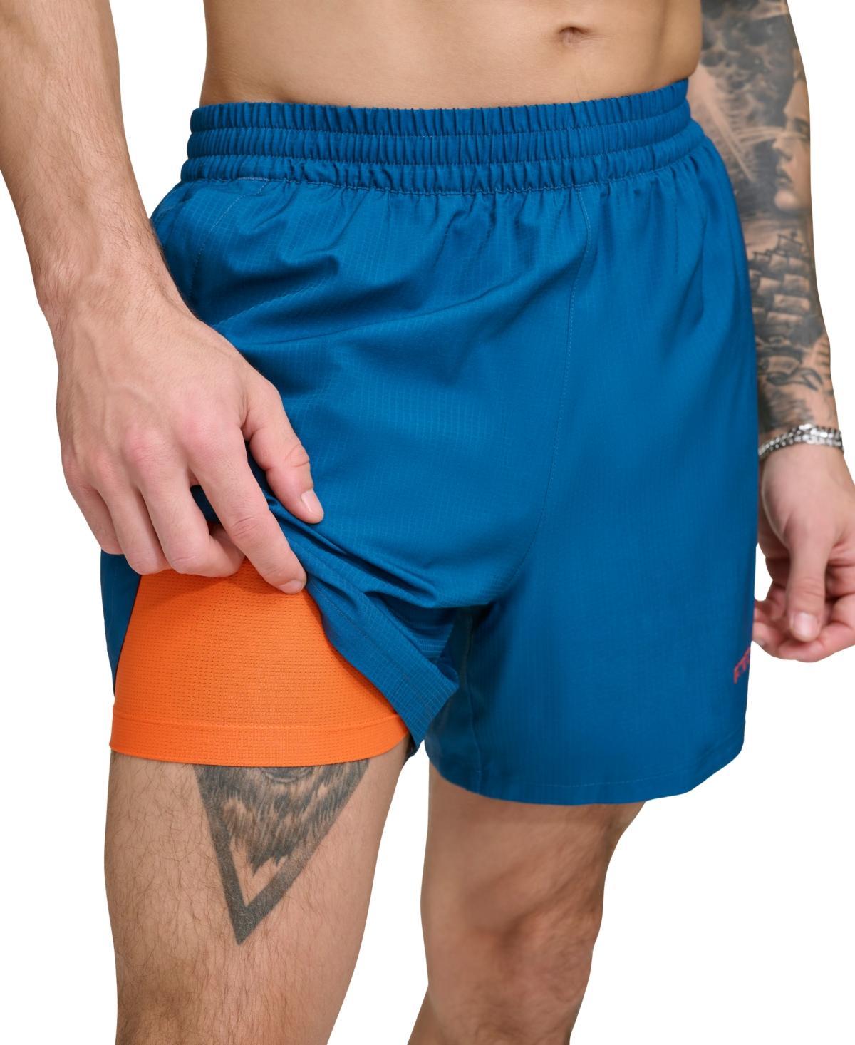 Dkny Mens Tonal Logo Stretch 5 Volley Shorts Product Image