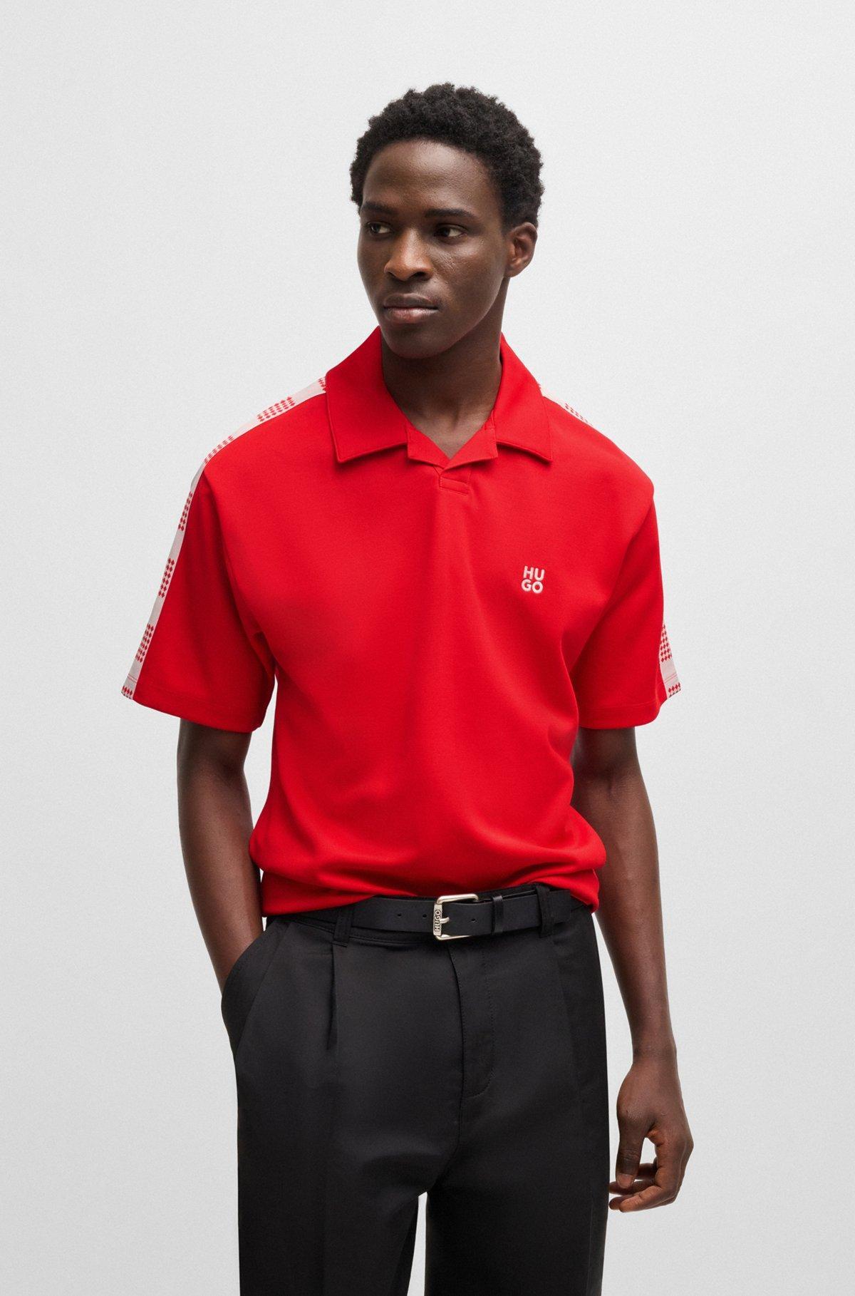 Polo shirt with checked tape Product Image