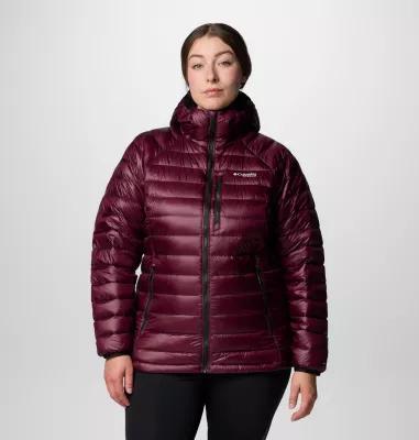 Columbia Womens Arctic Crest Down Hooded Jacket - Plus Size- Product Image