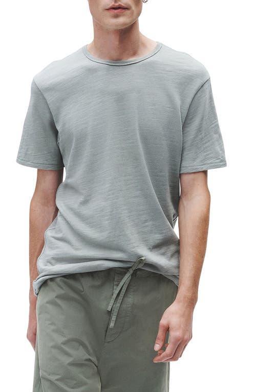 rag & bone Men's Classic Flame Slub Cotton T-Shirt in Forest Green at Nordstrom, Size Small Product Image