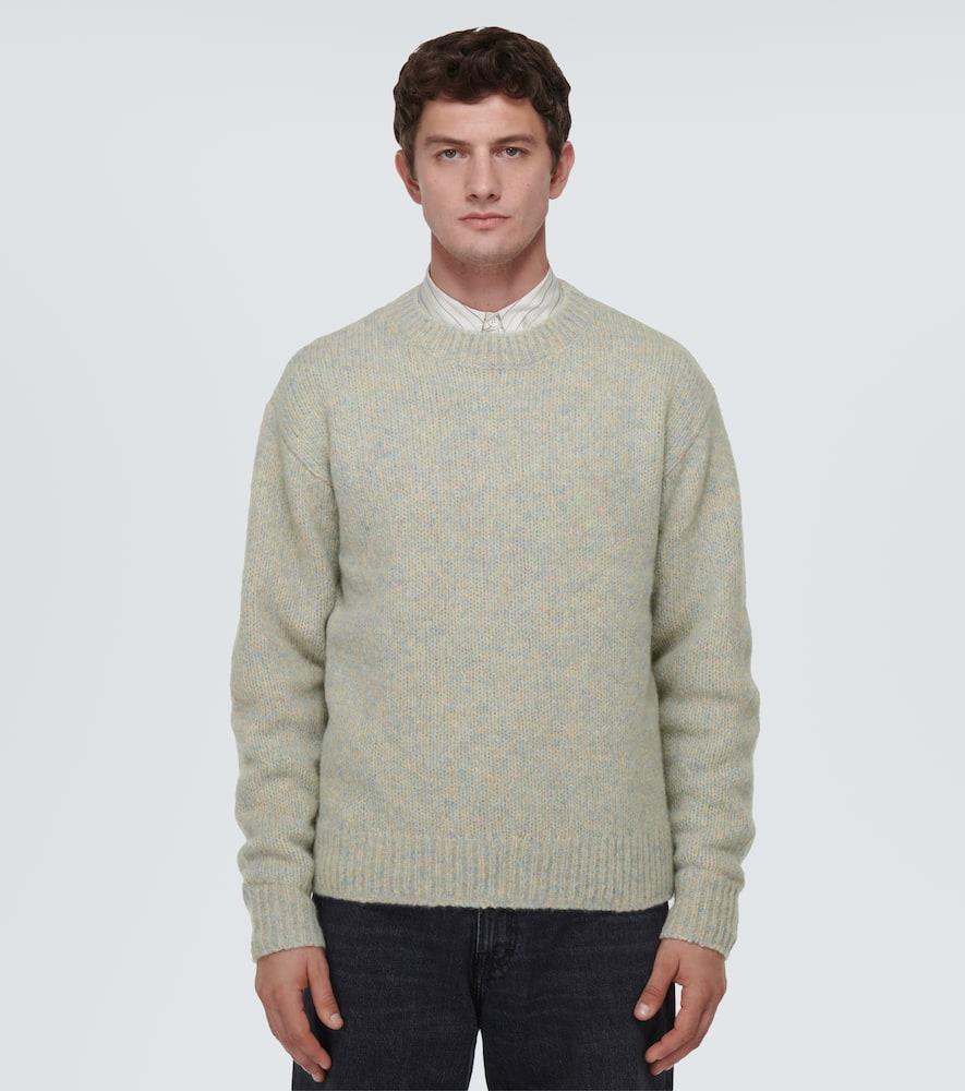 DRIES VAN NOTEN Wool-blend Sweater In 514 Light Blue Product Image