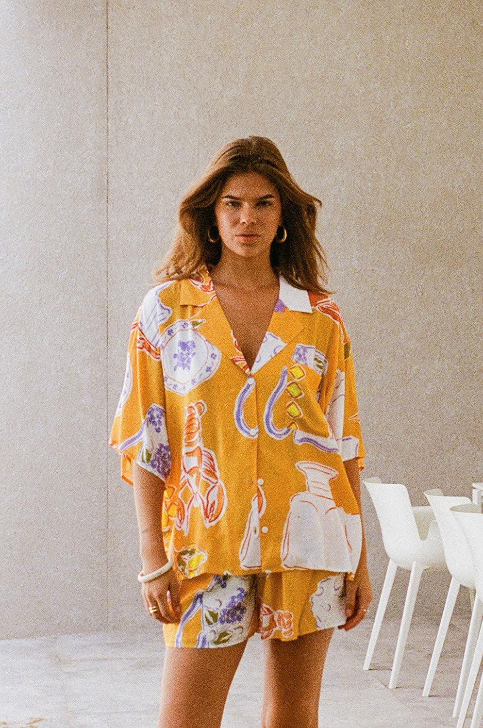 Thessy Shorts - Ciao Yellow Product Image