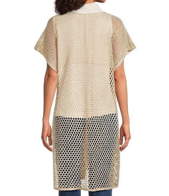 Vince Camuto Knit Crochet Duster Product Image