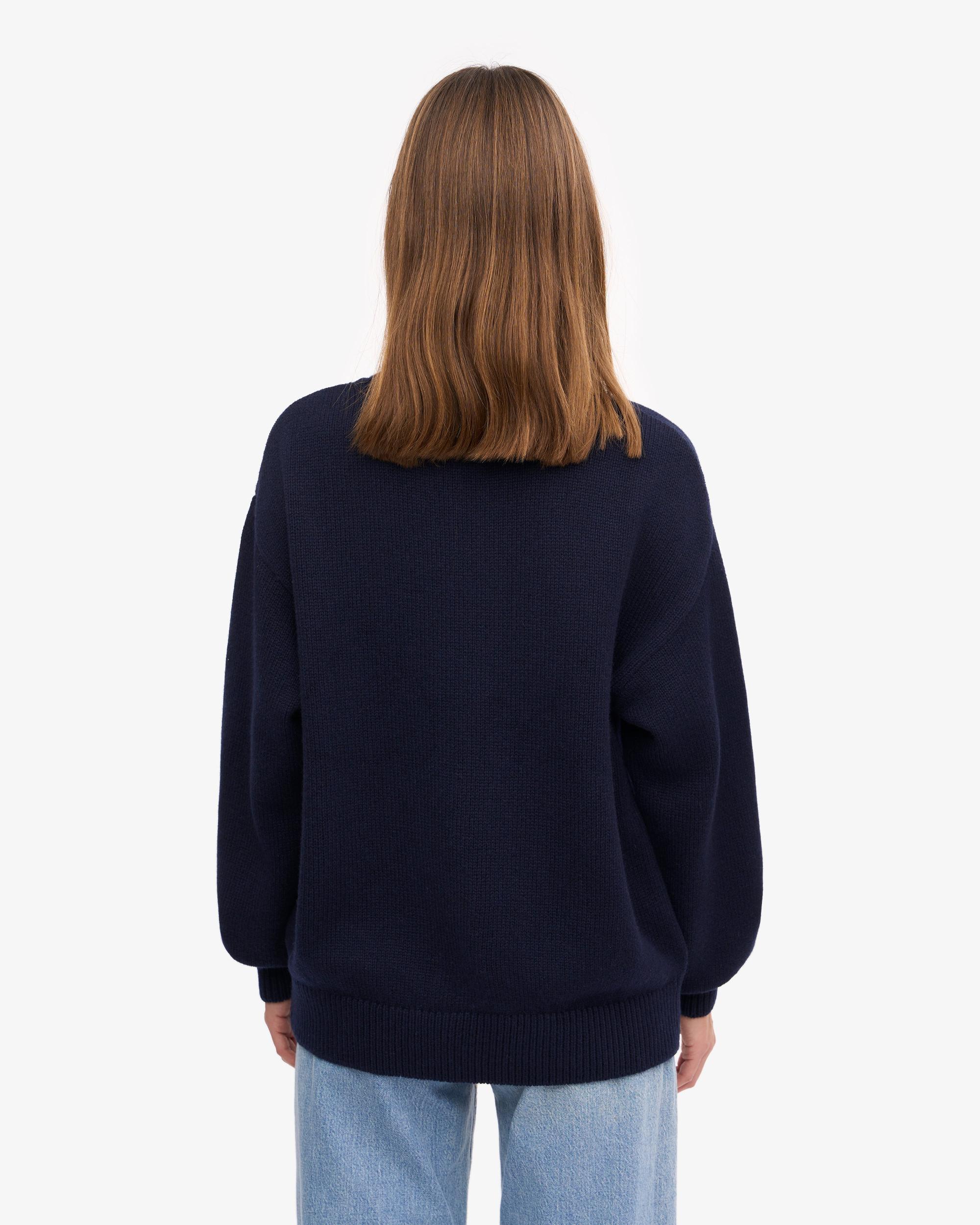 Merino Wool Turtleneck - Stone Blue Product Image
