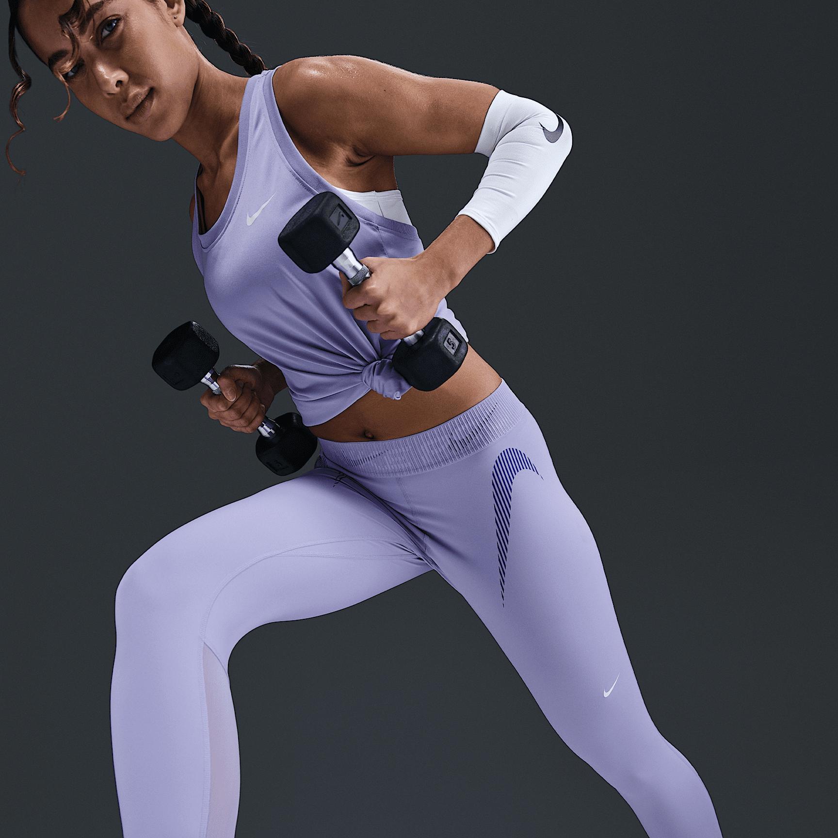 Women's Nike Pro Mid-Rise 7/8 Graphic Leggings Product Image